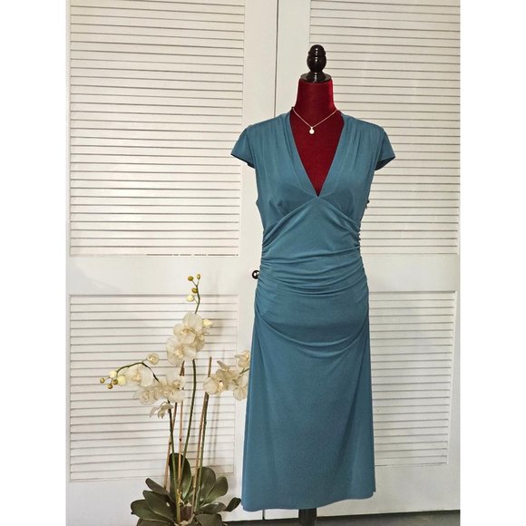 Laundry By Shelli Segal Dresses & Skirts - Laundry by Shelli Segal Women's Teal Knee Length Dress Sz 10 1606